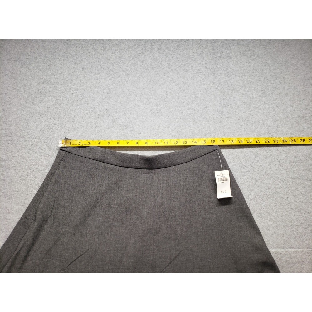 Abercrombie & Fitch Women Flare Skirt LT Gray High Waist Pull On Summer Casual - Picture 6 of 16